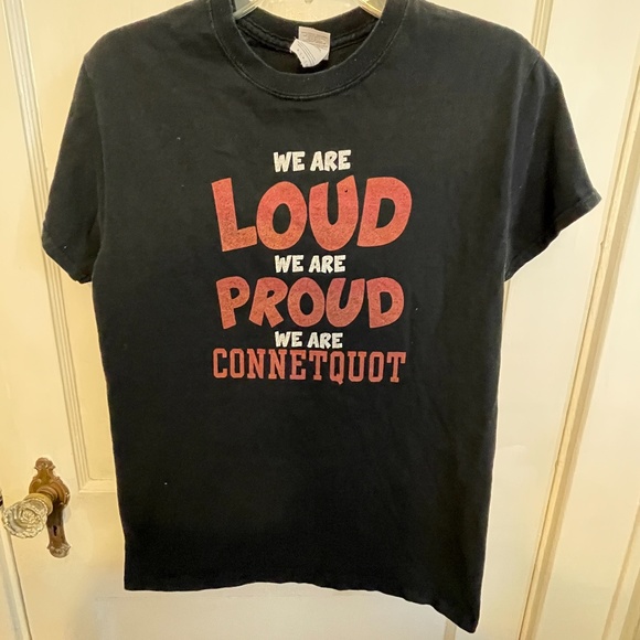 Gildan Other - We are Loud Proud Connetquot black t-shirt S